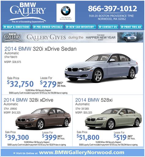 Bmw Norwood Lease Specials